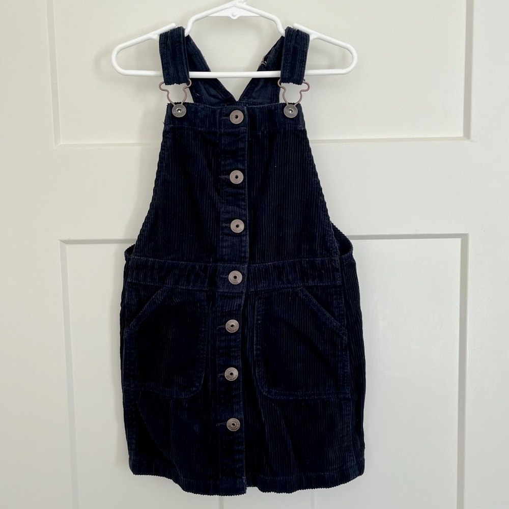 OshKosh B'gosh Navy Corduroy Jumper Dress